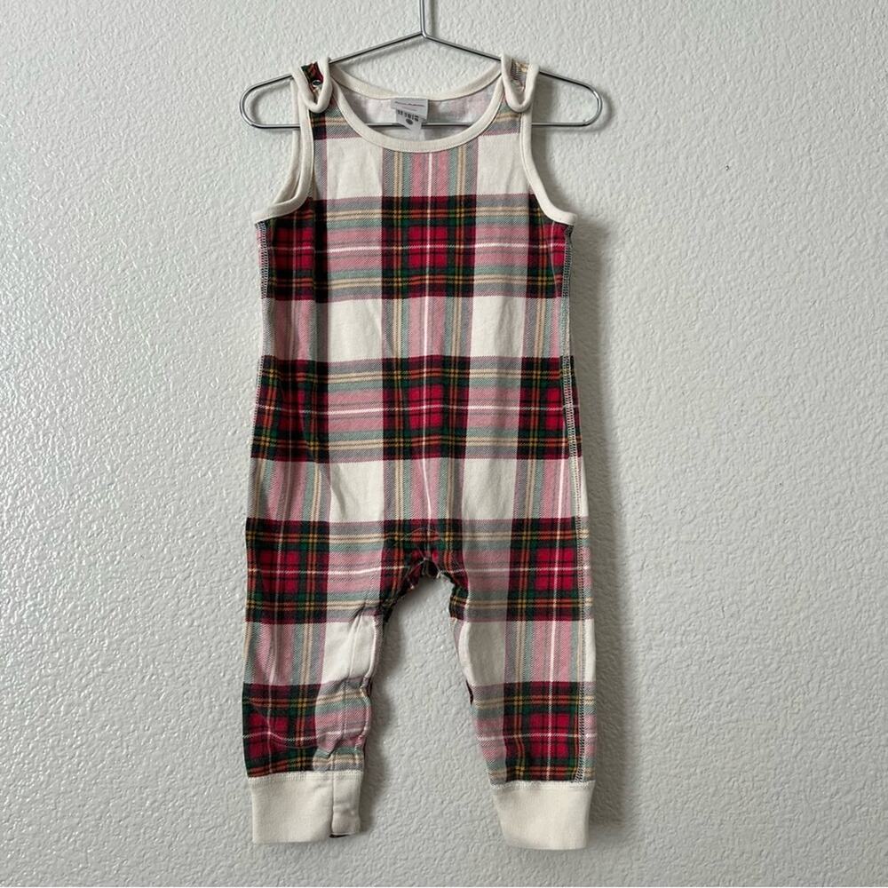 Hanna Andersson Baby Overall Family Holiday Plaid
